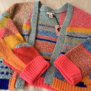 Sincerly Jules | Sweaters | Sincerely Jules Abstract Multicolor Open Front  Sweater Size S New With Tags | Poshmark